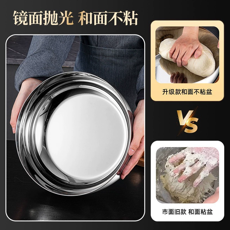 304 stainless steel hot pot soup pot thickened multi-function and basin induction cooker with large capacity stew pot cooking soup pot basin