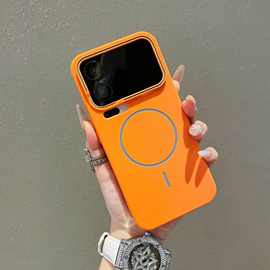 适用小米17promax撞色肤感磁吸手机壳17pro软壳磨砂双色15保护壳