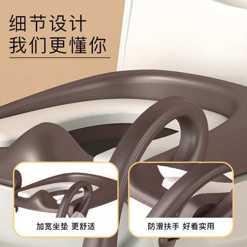 Multifunctional auxiliary toilet ladder children's toilet seat supplies infant toilet ladder folding toilet