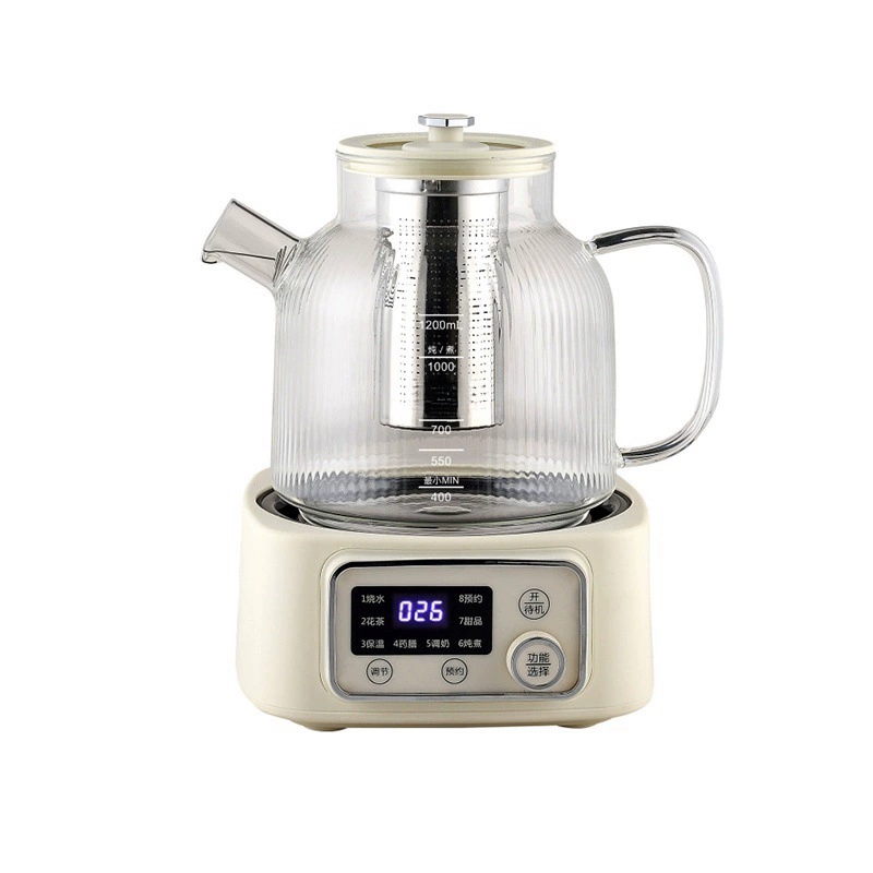 Multifunctional glass smart flavored tea, teapot