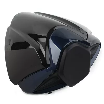 Hump Rear Seat Cover — Motorcycle cushion - black-blue