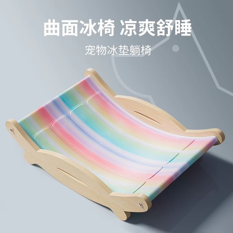 Estera de hielo para mascotas, nido frío, sillón para gatos, colchoneta para perros, colchoneta para perros, colchoneta para gatos, cama para gatos a prueba de humedad, perrera, enfriamiento de verano