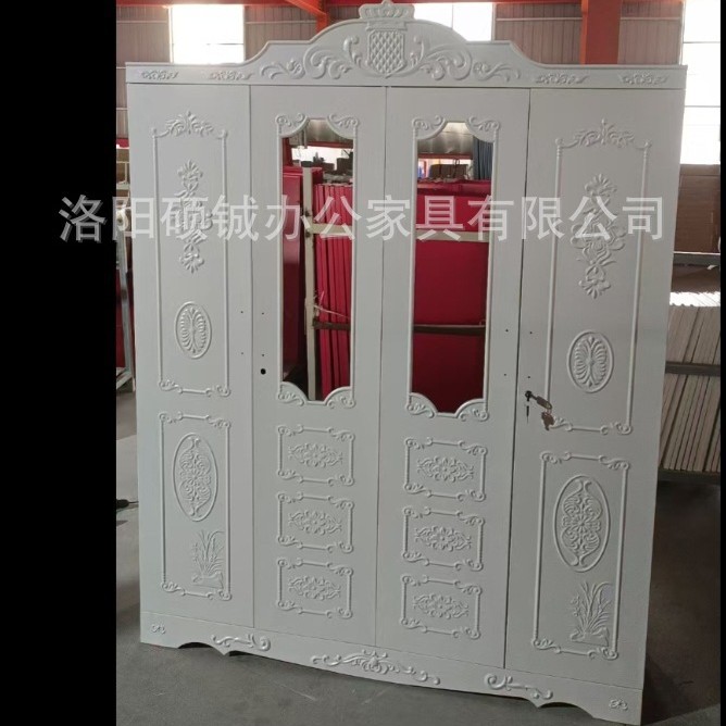 Armario de acero prensado para comercio exterior, armario grabado, armario metálico, armario para ropa de cama, armario estampado, armario de almacenamiento para dormitorio, armario cambiador.