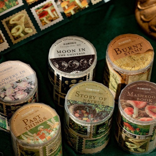 Yuxian2 Tape Memories Series Hot Stamp Stamp Decoration Materials Cycle Sticker 6 Choices