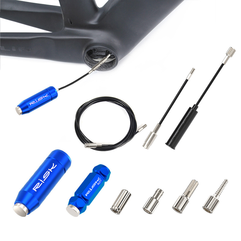 Mountain road bike carbon fiber frame inner walking threading tool line pipe tubing magnet wire guide