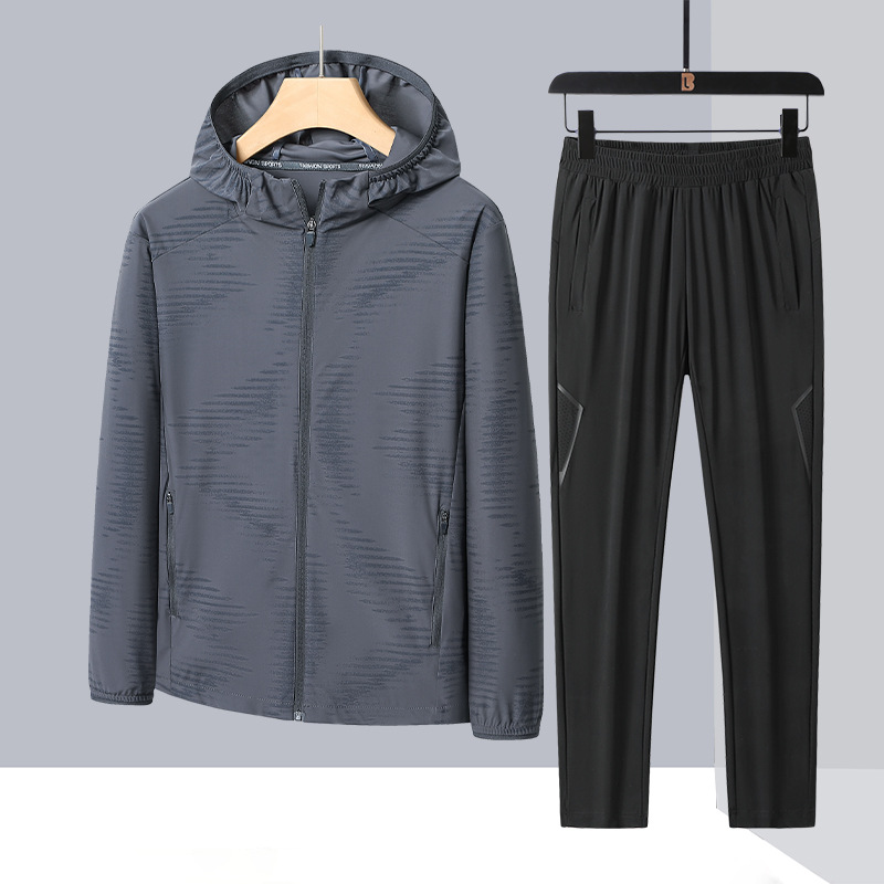 Men's top gray + pants