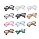 6 points bjd doll glasses transparent glasses Baoli beautiful knot pig doll cute round straight glasses small 4.5cm