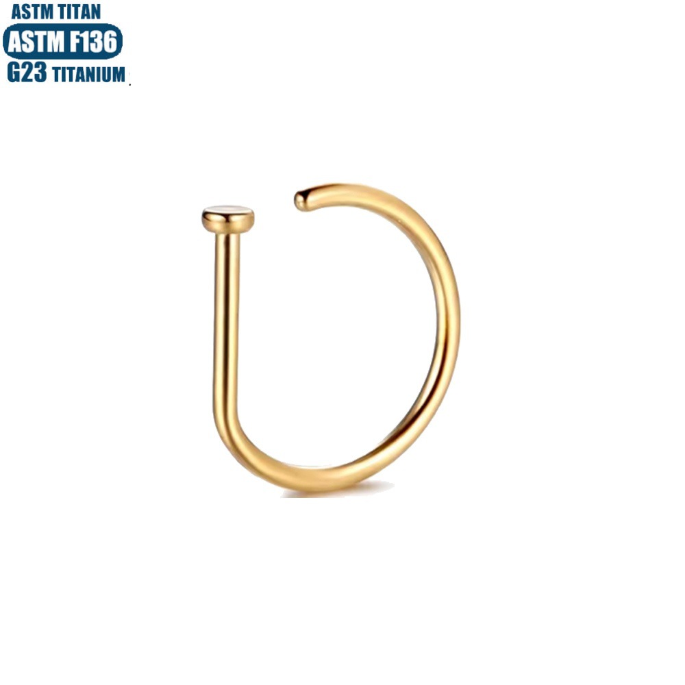 Pointed titanium steel lip stud product view