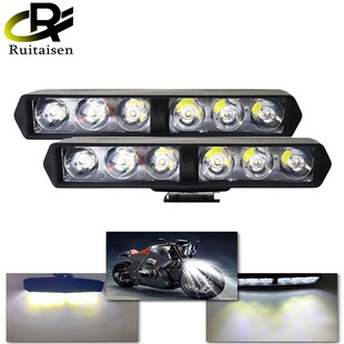 Electric car spotlight Motorcycle LED headlight 6 beads super bright strong light external waterproof motorcycle spotlight modified light