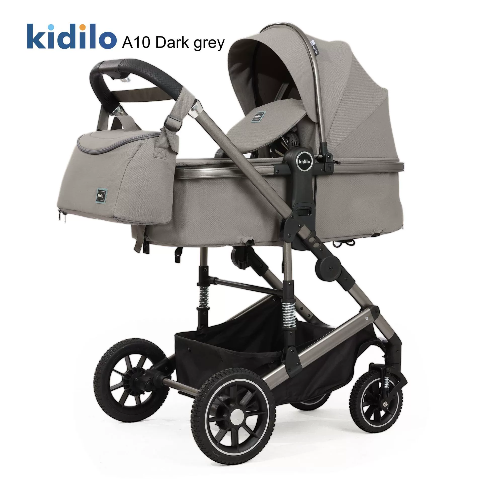 Коляска kidilo с сиденьем, складная башня, детская коляска, корзина, стул, можно сидеть и лежать