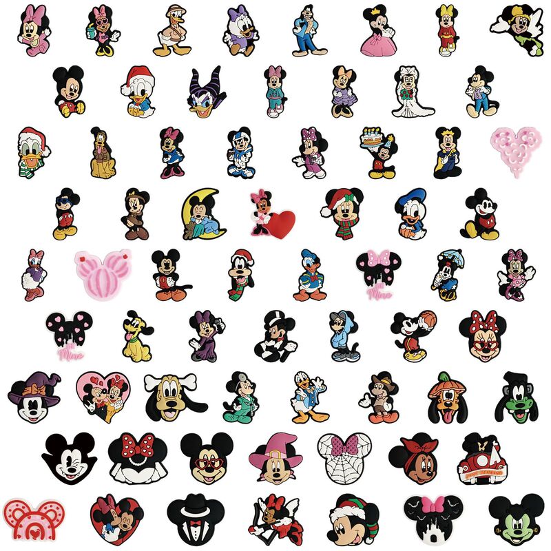 Mickey and Minnie Series Four-Season Clog Shoe Charms Creative DIY Cartoon Decorations Cute Mickey Mouse 4-1 Mickey and Minnie Series Four-Season Clog Shoe Charms Creative DIY Cartoon Decorations Cute Mickey Mouse 4-1