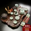 06 Shuanglian Tea Tray Ru Kiln Covered Bowl-Accessory B