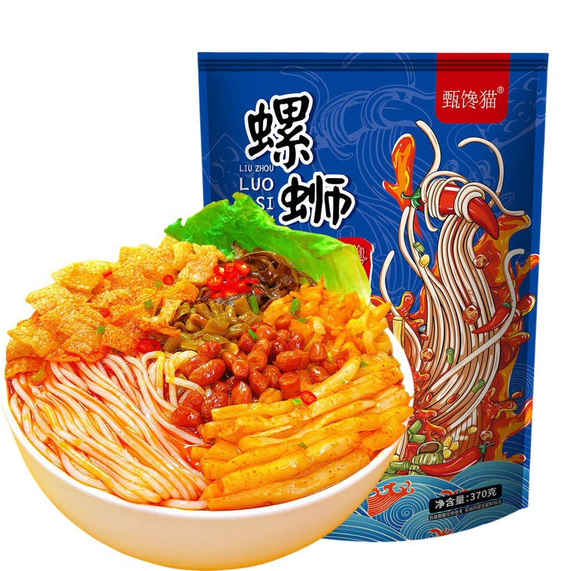 Гуанси порошок улитки Liuzhou аутентичный целая коробка порошка винта Liuzhou аутентичный кислый и пряный порошок улитки официальный Оптовая