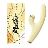 Jezbang Master series self -telescopic sucking vibration stick pale yellow