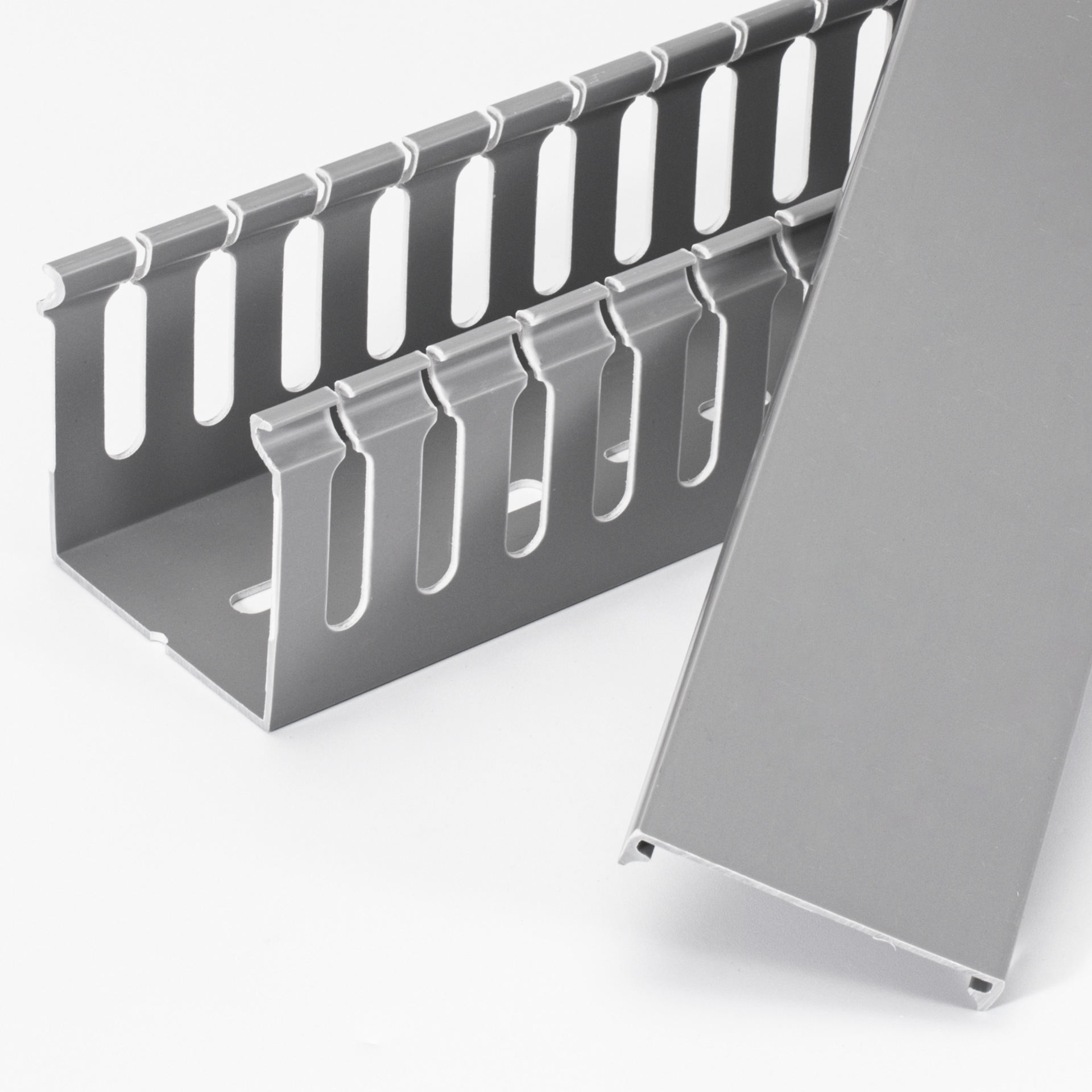 60*60粗齿pvc塑料阻燃明装配电箱柜电线缆明线配线槽灰色配线槽盒