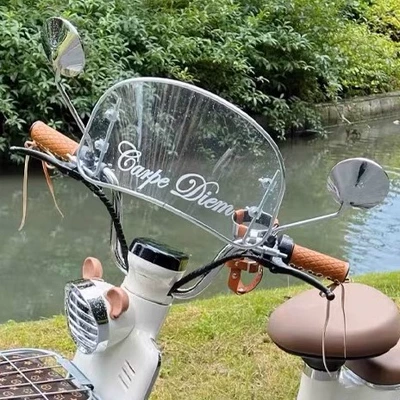 Electric Car Windshield Yadi Other Electric Vehicle Accessories - silver-edge-with-english-sticker