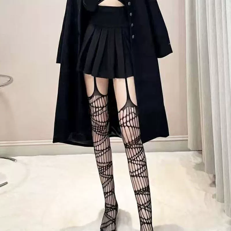 Рыболовная сеть, колготки, Lolita стиль, утягивающий эффект