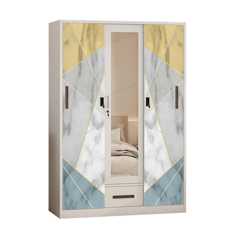 Ventas transfronterizas de impresión de armario doméstico deslizante armario dormitorio de niños almacenamiento de gran capacidad fabricantes de comercio exterior image 6