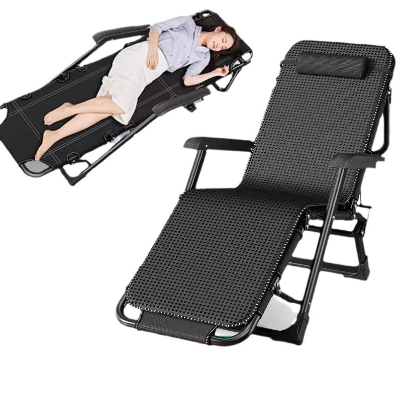 Silla de almuerzo plegable silla cama individual oficina multifuncional balcón casero perezoso silla de playa silla de adultos