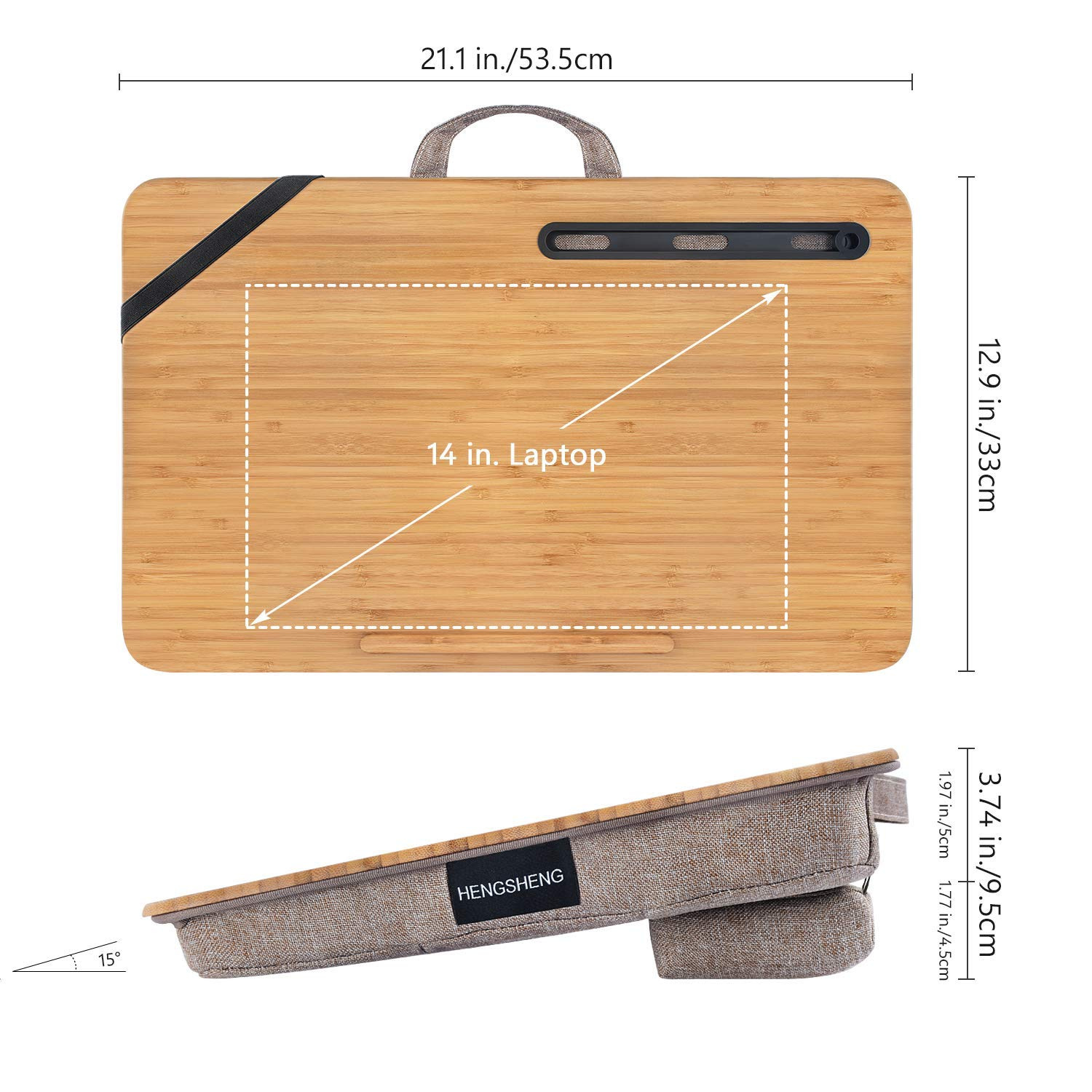 Lap Desk-HENGSHENG Portable Ba