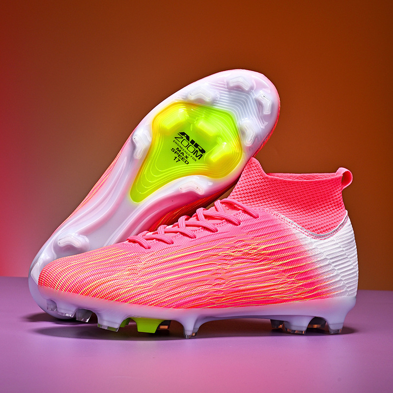 Zapatos de Fútbol de Corte Bajo de TPU y Gamuza Ligeros y Flexibles para Césped Natural y Artificial