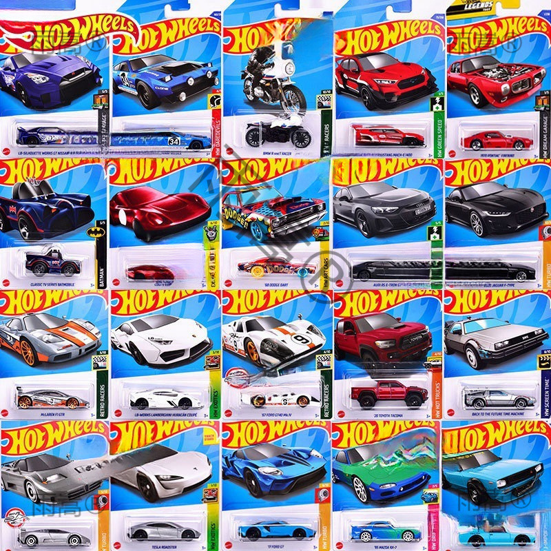 Suitable for Mattel Original Hot Wheels Track Cars, Alloy Car Collectible Models