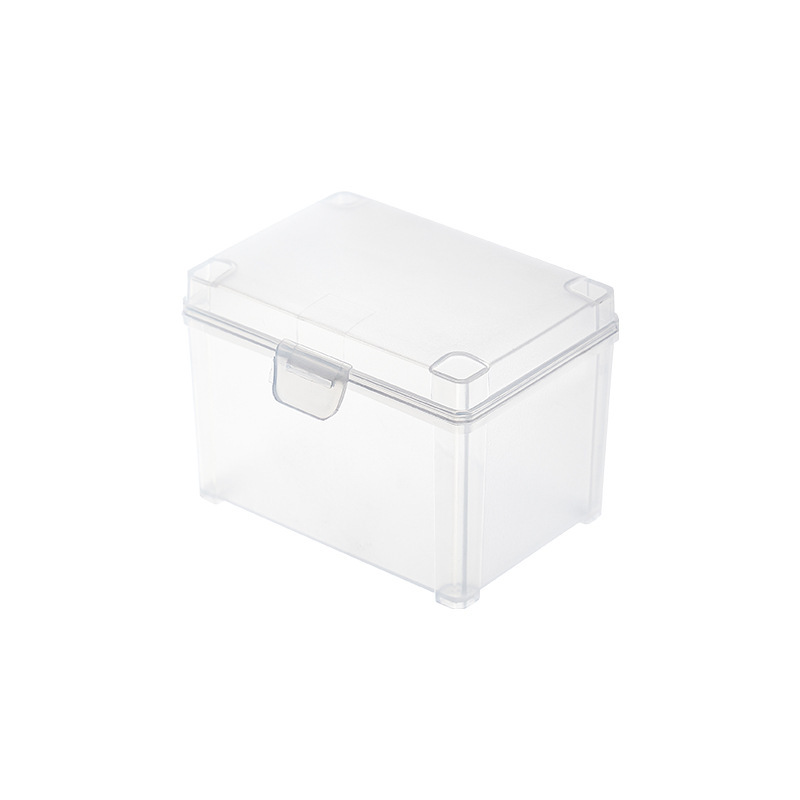 Caja de almacenamiento de tarjetas caja de almacenamiento multifuncional de escritorio caja de almacenamiento apilable para el hogar caja de almacenamiento transparente al por mayor