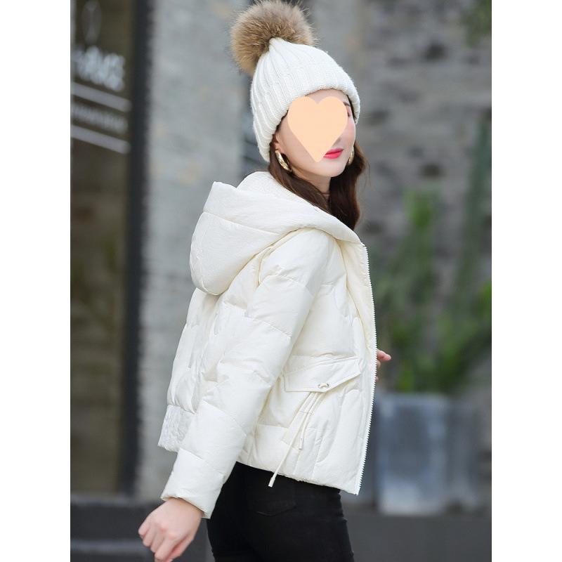 Down cotton jacket for women short 2025 winter new style fashionable small and fashionable high-end cotton jacket