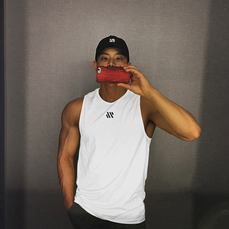American Fitness Sleeveless Breathable Vest Men's Quick-drying Sports Summer Slim Fashion Brand Basketball Muscle T-shirt Training Clothes American Fitness Sleeveless Breathable Vest Men's Quick-drying Sports Summer Slim Fashion Brand Basketball Muscle T-shirt Training Clothes
