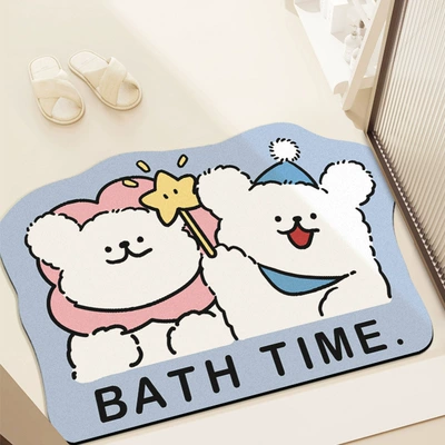 Bath Bathroom Floor Mat Bathroom | Avtomobil döşəmə paspasları - star-dog-4060cm-diatom-mud-second-generation