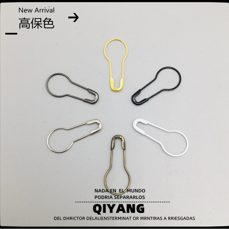 Clothing Accessories Pin Gold Black Silver Tag Iron Pin Clothes Button Small Pin Gourd-shaped Safety