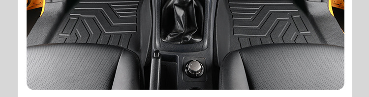 Suitable for Isuzu Ruimai, full coverage door sill interior decoration accessories, pickup truck modification TPE car floor mats