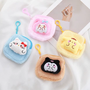 Кошелёк с мультяшной игрушкой брелок для ключей