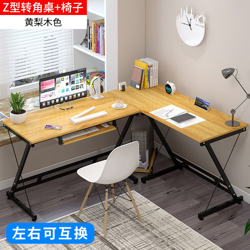 escritorio de dormitorio de casa pequeña escritorio de escritorio simple moderno escritorio de escritorio de esquina escritorio de computadora