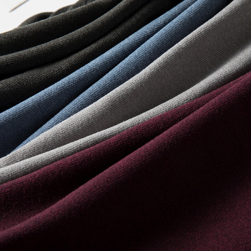 Wool silk patch thermal vest men's underwear plus velvet thickened double-sided velvet heating bottoming shirt drop shipping