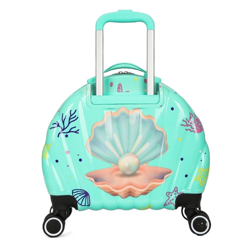 Nuevos niños de dibujos animados equipaje Shell madre bolsa trolley gran capacidad universal rueda maleta fábrica al por mayor