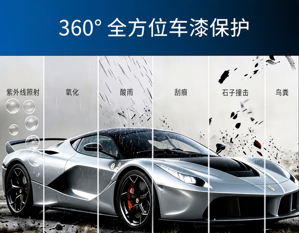 U8 Car Film Vehicle PPF Paint Protection Film, Transparent TPU, Self-Healing, Hydrophilic