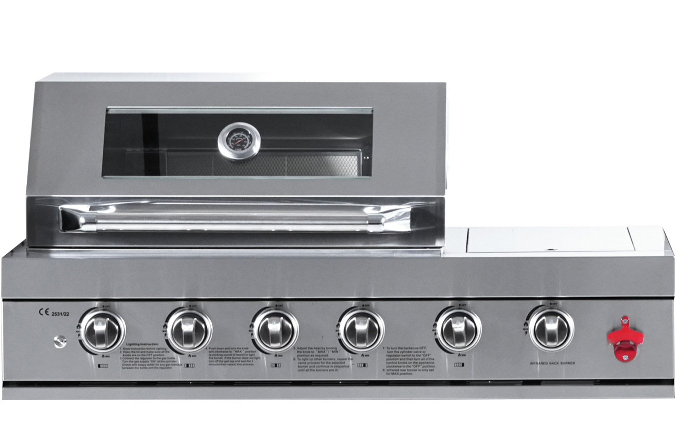 Europa y América patio jardín parrilla parrilla portátil acero inoxidable incrustado parrilla de gas al aire libre