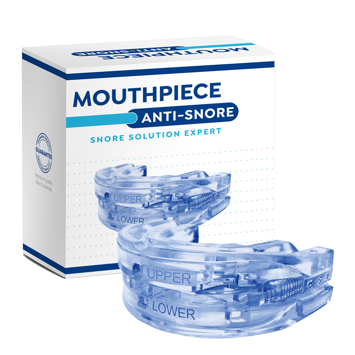 Cross-Border Export Anti Snore Mouth Guard Gao Quality Adjustable Braces