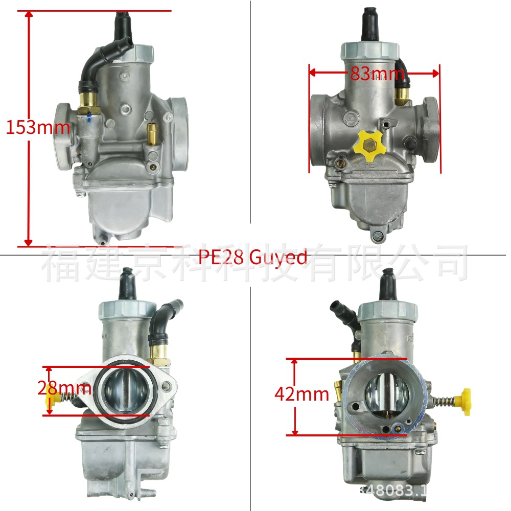 Pe28 Flange Carburetor Suitable for 6100-Kw6-680 for Nsr150 Pro Motorcycle
