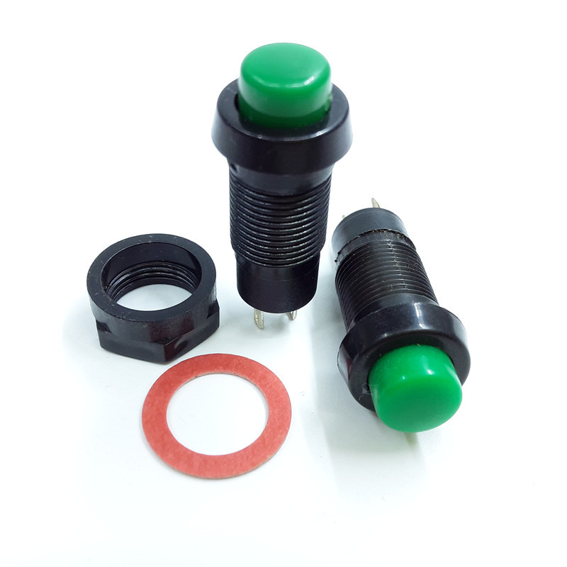 DS-211卡式自锁 DS-213卡式无锁自复位电源按键开关 10MM按钮开关