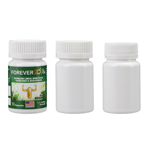 Medicine bottle wholesale 60ml capsule bottle cod liver oil vitamin health product bottle solid sample bottle PE plastic bottle