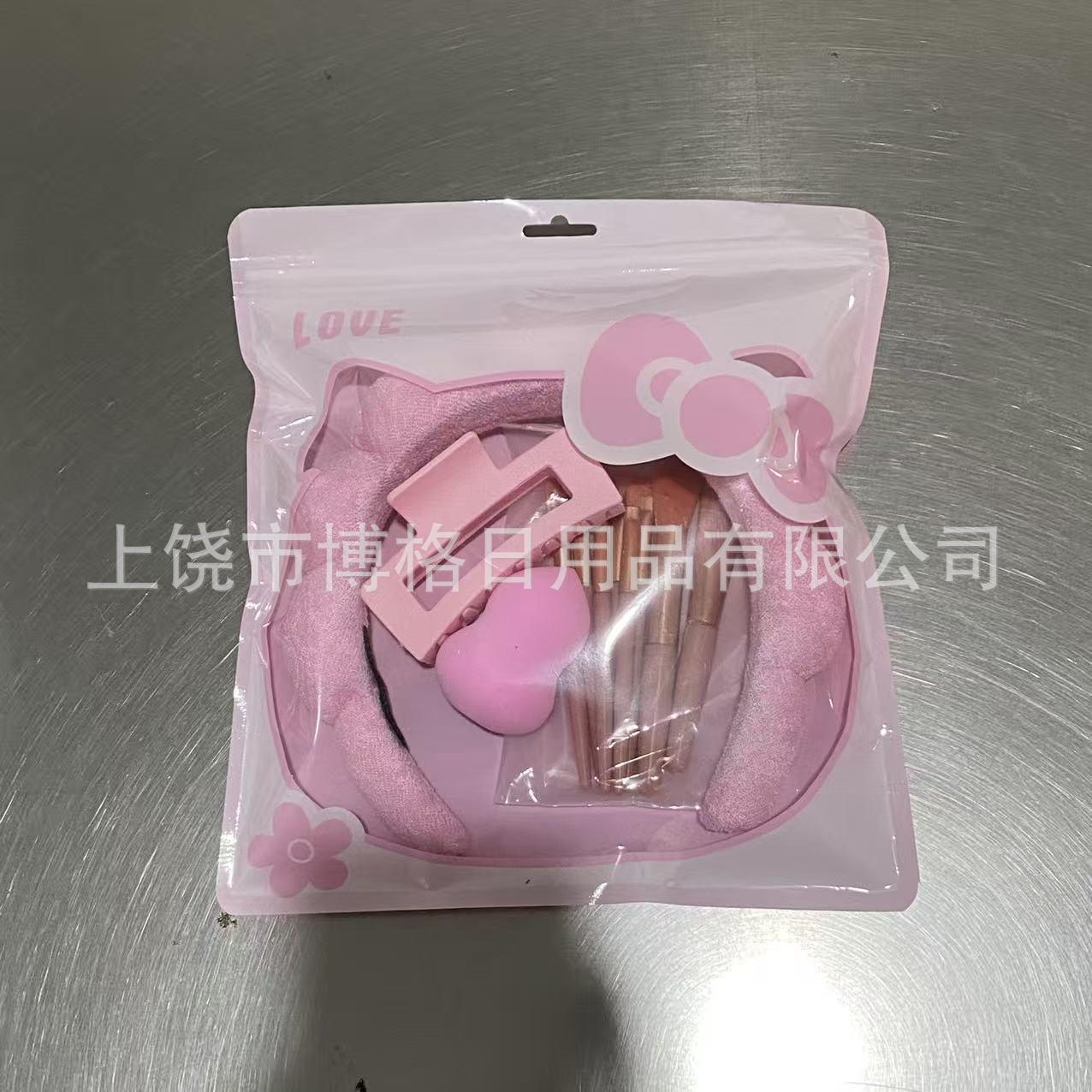 Juego de Diadema de Nube Set de 3 Piezas Tela para Lavado de Cara