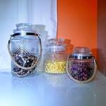 法式玻璃瓶密封罐轻奢竹盖防潮收纳罐食物储存罐杂粮罐子实用