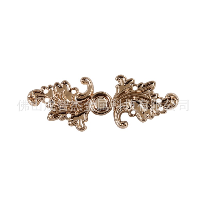 Leaf-shaped Han Dynasty Cheongsam Mother-in-law Buckle Buckle Antique Zen Clothing Buckle Women's Coat Tang Suit Buckle