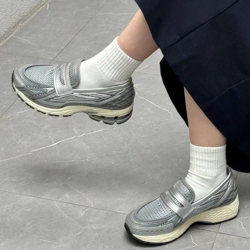 Men's and Women's Shoes Nb1906L Slip-On Loafers Summer Breathable Mesh Shoes Sports Shoes Couples Casual Running Shoes