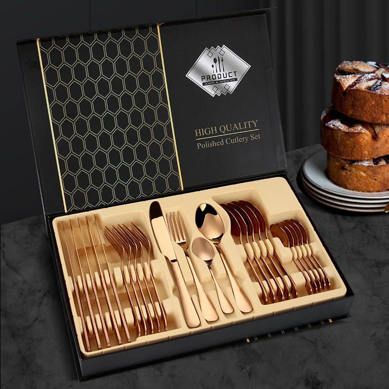 로즈 골드 24 장 세트