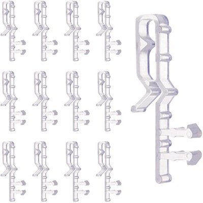 跨境 20个饰片夹 百叶窗固定夹 百叶帘定位夹透明百叶帘配件