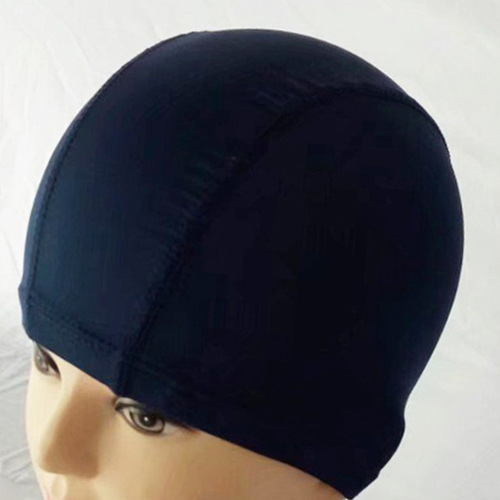 纯色泳帽 男女款式通用护发高弹力游泳帽独立包装布帽批发