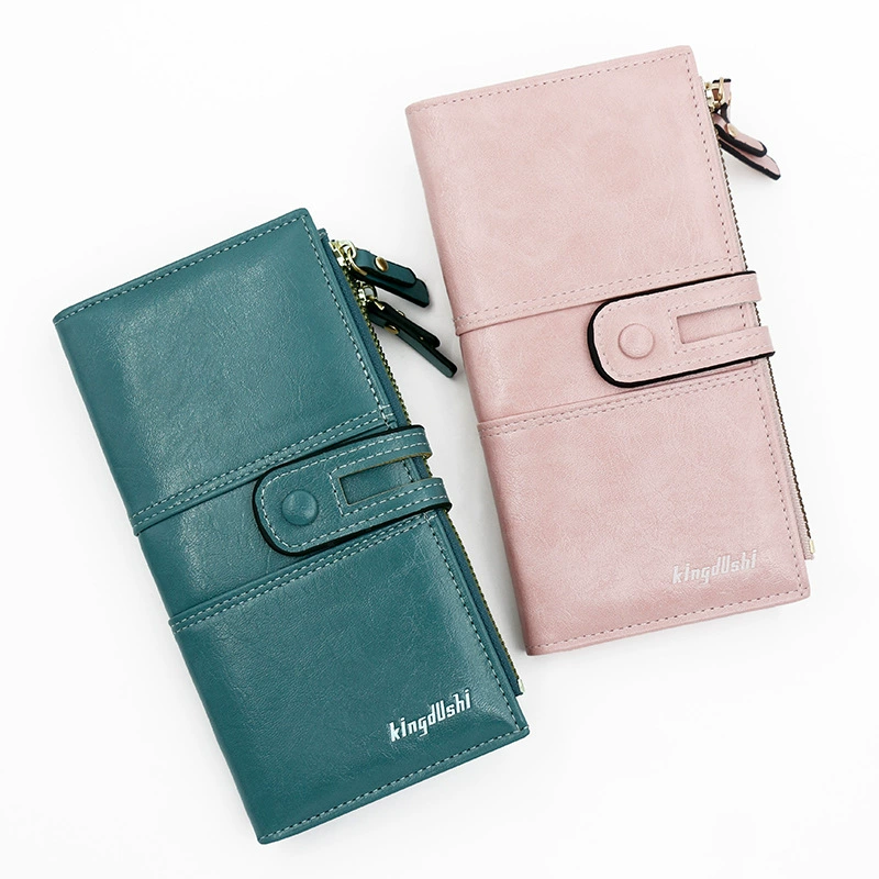 Long wallet, polyurethane capacious small clutch bag, Korean style, wholesale